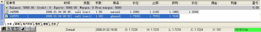 挂单.