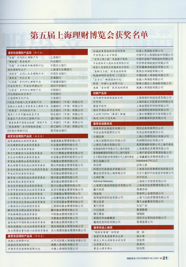 摘自:"理财周刊"第340期21页